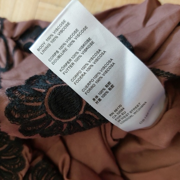 Free people Ramona ribbon dress nwt  size S - Picture 8 of 10